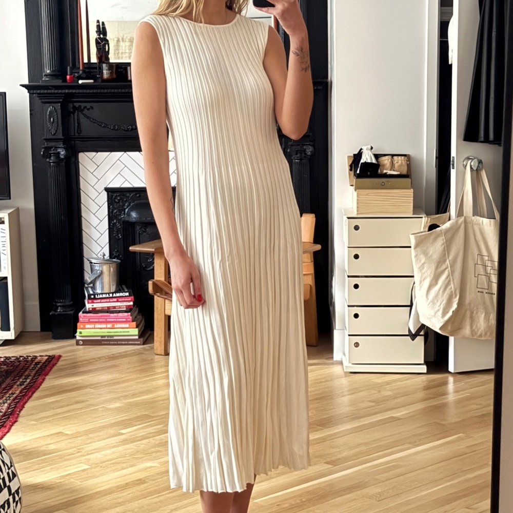Banana Republic Ivory Backless Dress